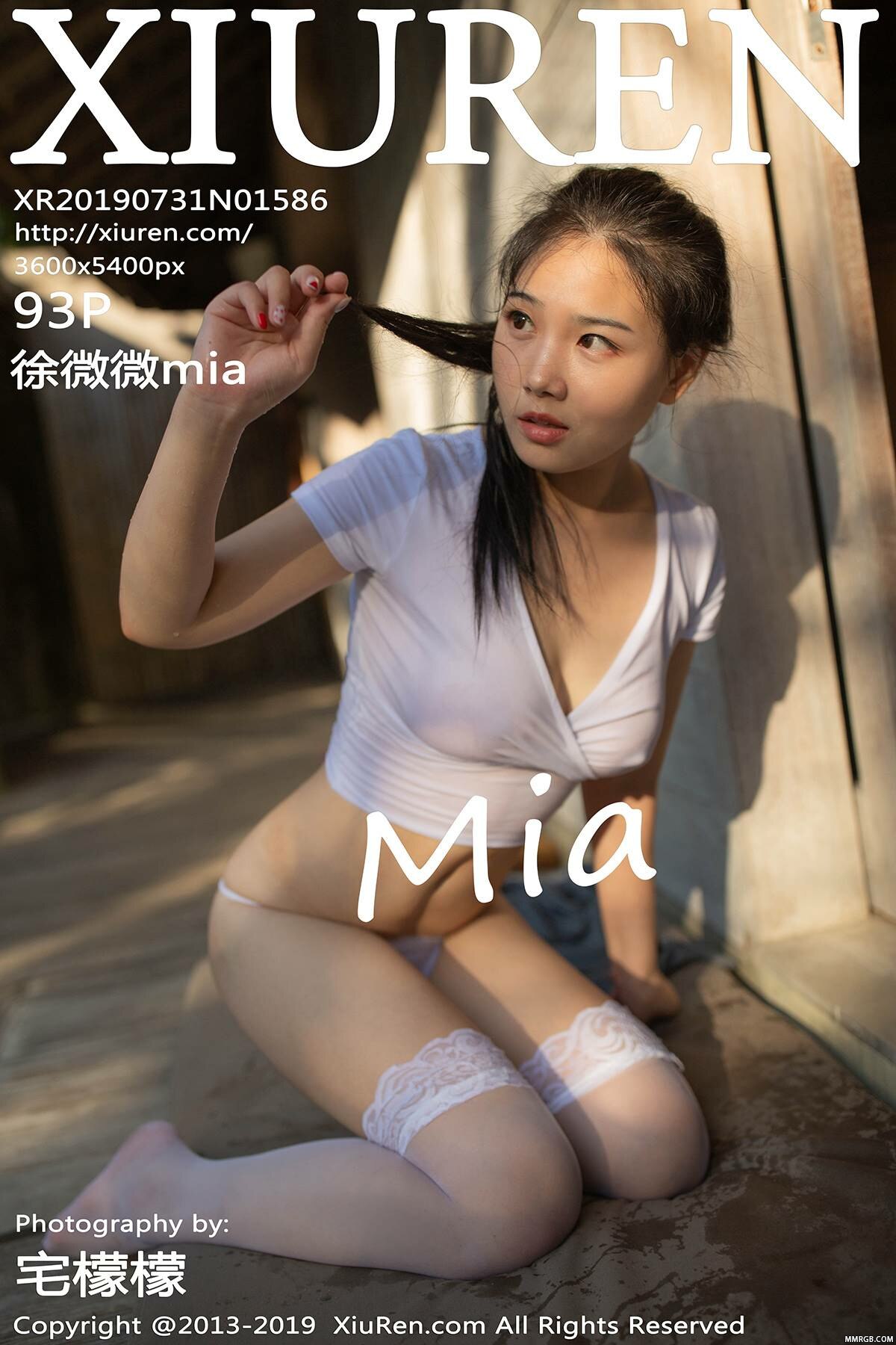 [XiuRen秀人网] 2019.07.31 No.1586 徐微微mia-秀人集